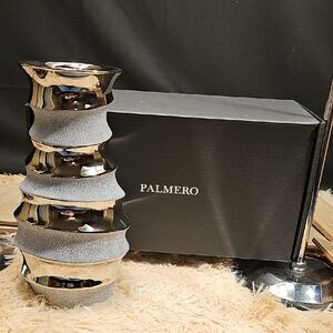Palmero Rippled Silver Collection - Murmuro Vase
